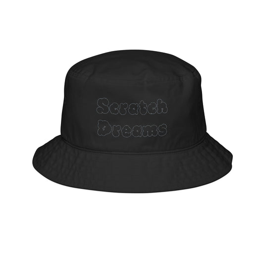 Embroidered “Scratch Dreams” Bucket Hat