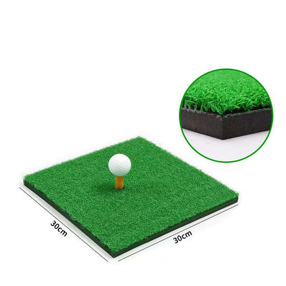 Portable Golf Hitting Mat with Tee Hole