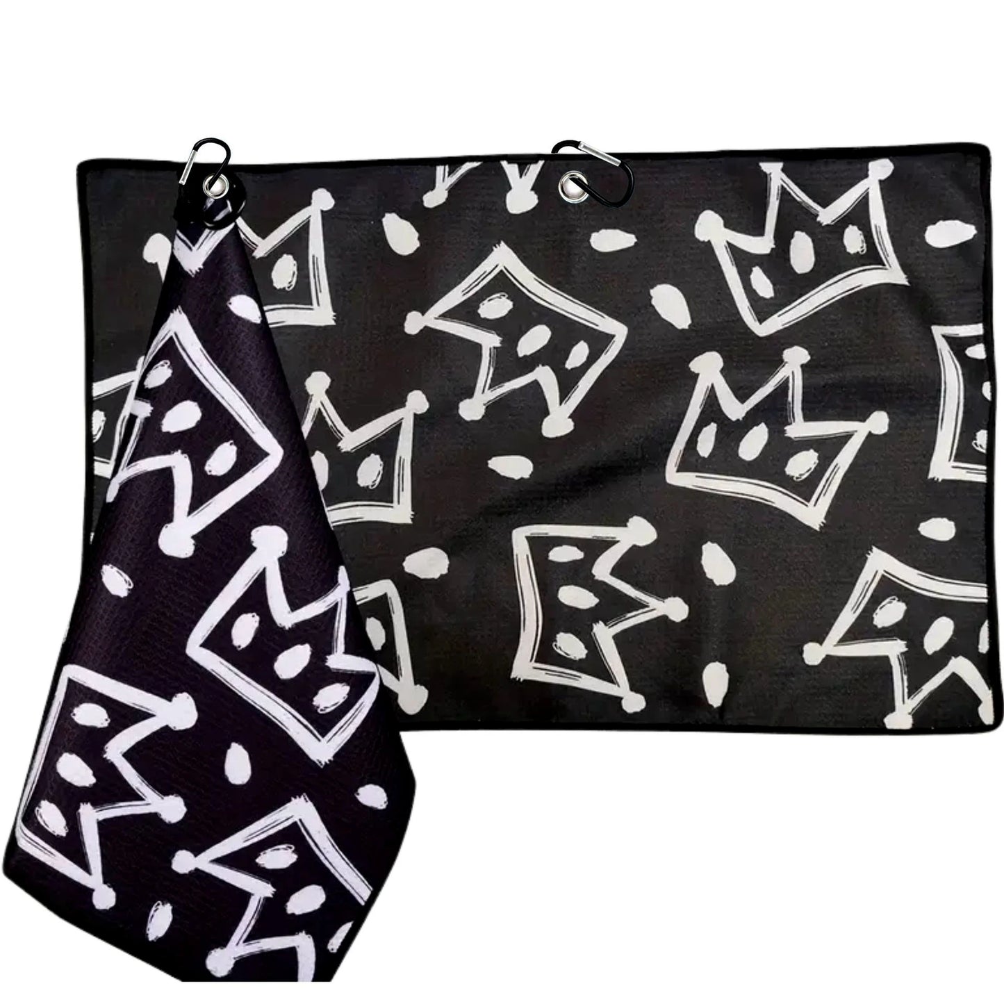 Geometric Print Golf Towel