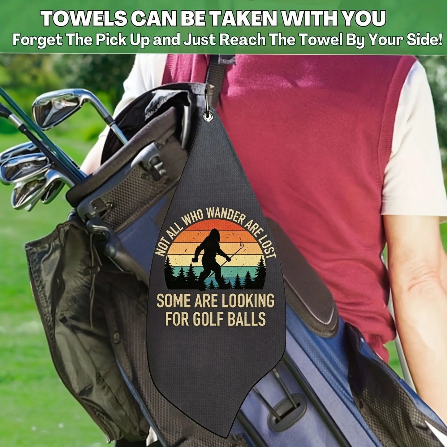 Bigfoot Golf Towel
