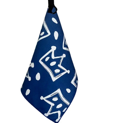 Geometric Print Golf Towel
