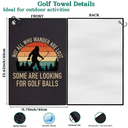 Bigfoot Golf Towel